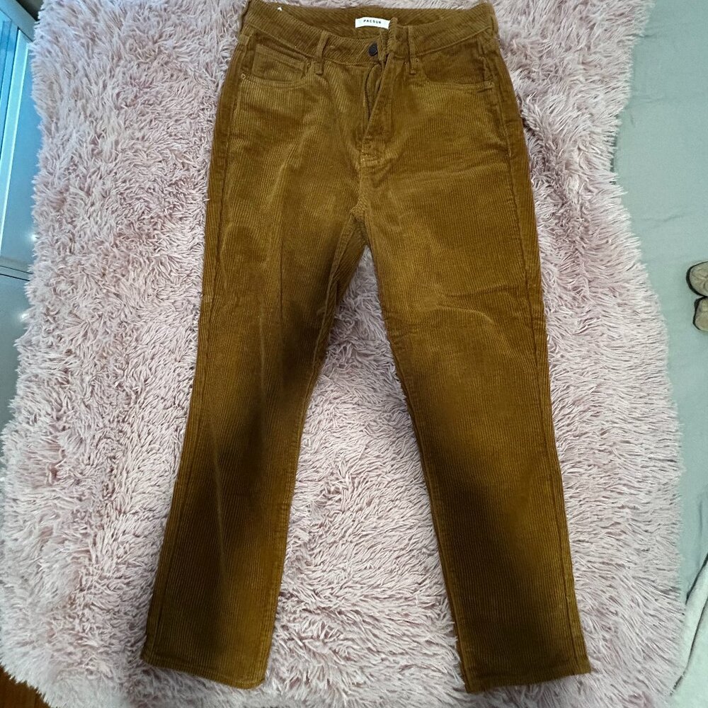 Pacsun Brown Corduroy Mom Jean Size 29